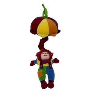 Gymboree 2001 Vintage Gymbo Colorful Crib Hanging Plush Musical Pull Toy Rare